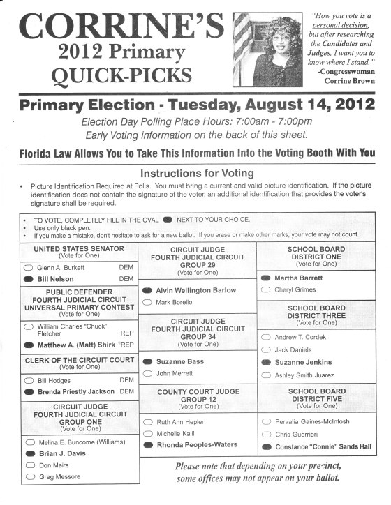 Corrine's Pick Fromt