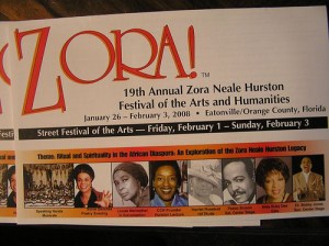 2008 ZORA Festival Banner