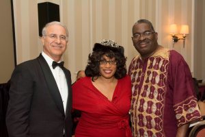 Rachad Bouhlal, Ambassador (Embassy of the Kingdom of Morocco), Congresswoman Corrine Brown (D-Fl), Bruce Mount (Mayor of Eatonville) - Copy