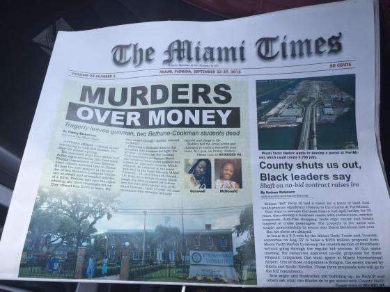 Miami Times Front Page